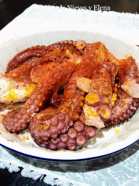 Pulpo al horno en cocotte Pulpo al horno en cocotte
