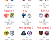 Television jornada apertura 2019, fechas horarios