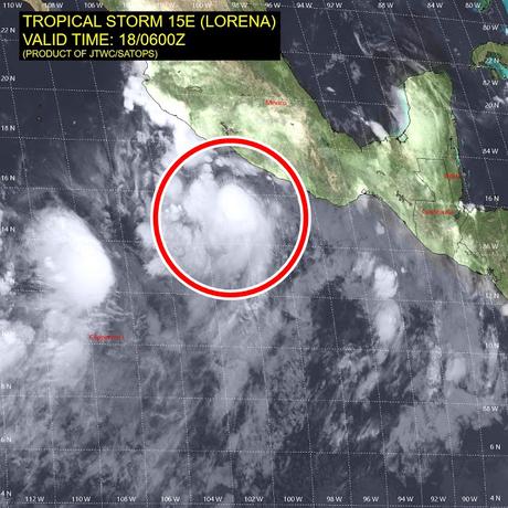 México se encuentra bajo Alerta por la tormenta tropical 