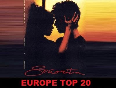 Europe Top 20 (Septiembre 8-14, 2019). Europe Top 20 (Septiembre 8-14, 2019).