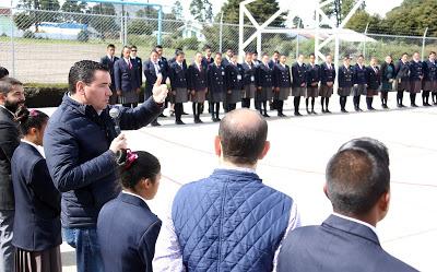 ENTREGA GEM INFRAESTRUCTURA Y EQUIPAMIENTO A TELEBACHILLERATO DE ZINACANTEPEC