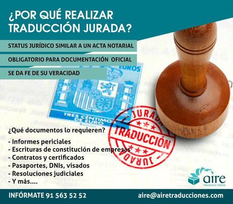 Aire Traducciones informa sobre cómo convalidar documentos oficiales gracias a una traducción jurada