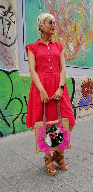 Vestido Alice, todo al rojo