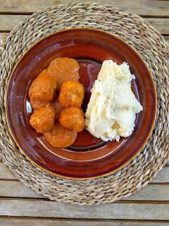 Albóndigas con salsa y puré de patata - Sin Lácteos