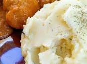 Albóndigas salsa puré patata Lácteos