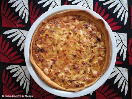 QUICHE DE POLLO, PUERRO Y PANCETA #unomasmenos100desperdicio0 QUICHE DE POLLO, PUERRO Y PANCETA #unomasmenos100desperdicio0