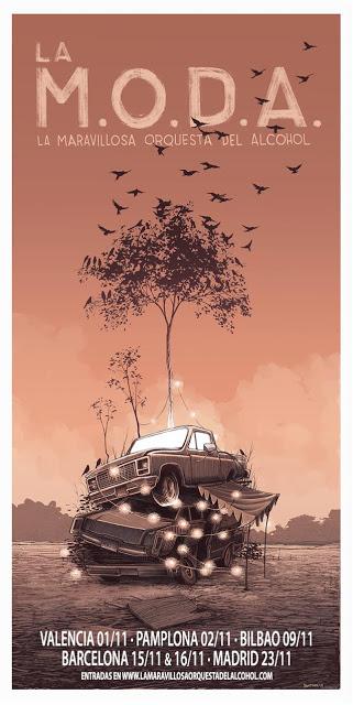 Fin de gira de La Maravillosa Orquesta del Alcohol (La M.O.D.A.) con seis últimos conciertos
