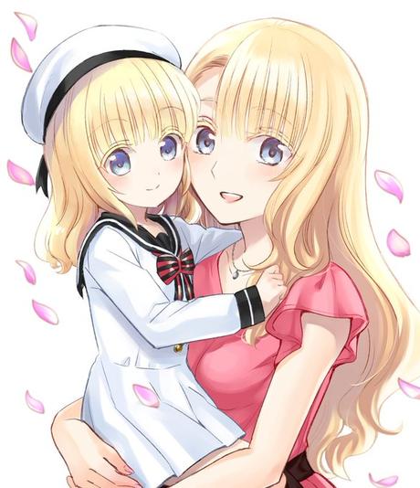 El manga ''Kishuku Gakkou no Juliet'', en póster promocional