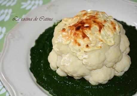 Coliflor rellena