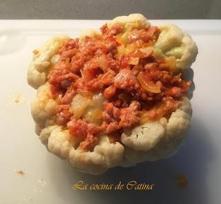 Coliflor rellena