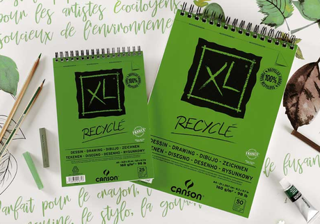 Cómo proteger el planeta dibujando en papel reciclado