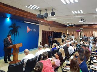 Conferencia de Prensa del ministro de Relaciones Exteriores de Cuba, Bruno Rodríguez Parrilla