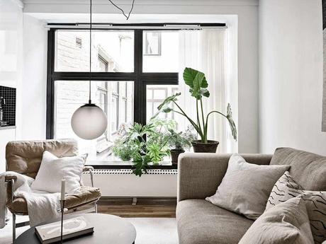 Estudio de estilo limpio y acogedor