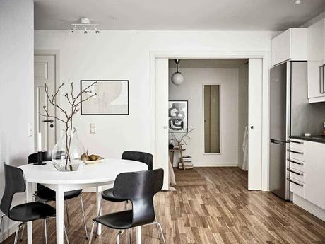 Estudio de estilo limpio y acogedor