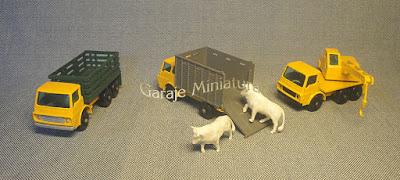 Camiones frontales Dodge de Matchbox