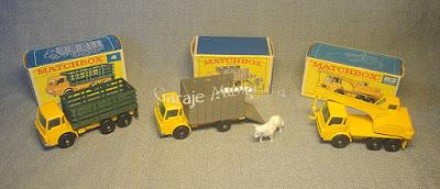 Camiones frontales Dodge de Matchbox