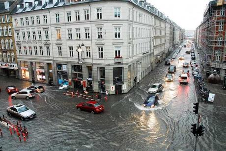 Efectos de las inundaciones en Copenhague
