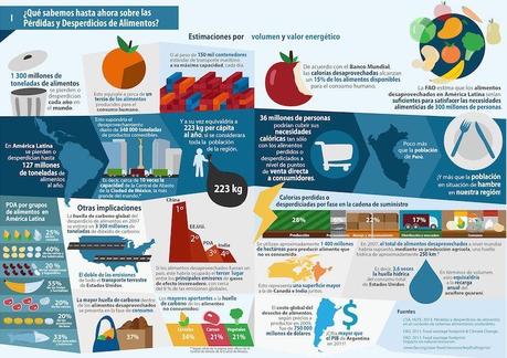 Cifras sobre el desperdicio de alimentos