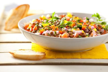 Receta de Ensalada de lentejas Receta de Ensalada de lentejas