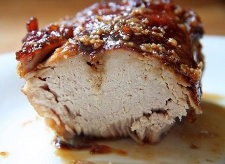 Receta de Cerdo Asado en salsa de Nueces Receta de Cerdo Asado en salsa de Nueces