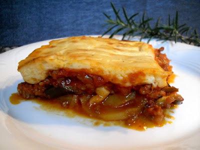 Moussaka griega.