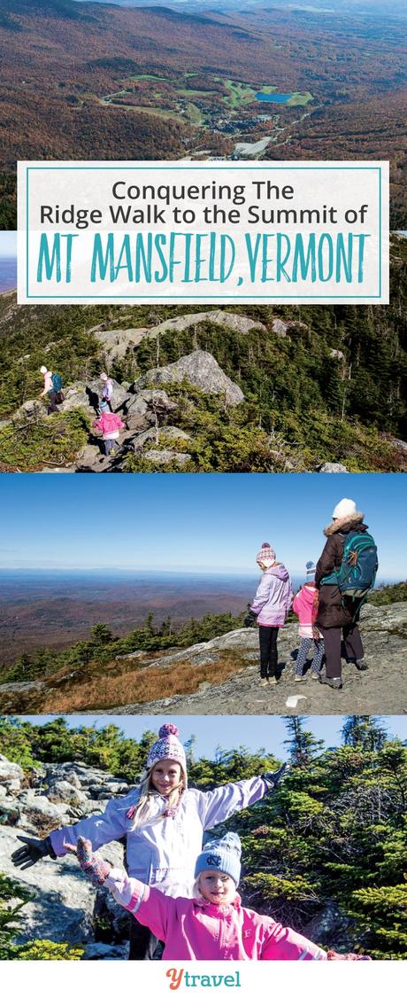 Family-friendly-hike-Mt-Mansfield-Vermont ▷ Comente sobre Conquistar The Ridge Walk hasta la Cumbre del Monte Mansfield, Vermont por WINTER VACATIONS | El | Holturkey