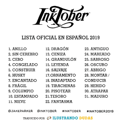Inktober poético 2019