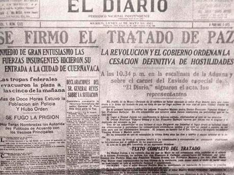 Noticia del Tratado de Ciudad Juárez