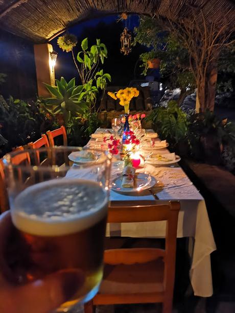 la decoración de mi cena de cumpleaños mexicano