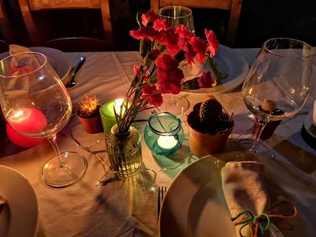 la decoración de mi cena de cumpleaños mexicano