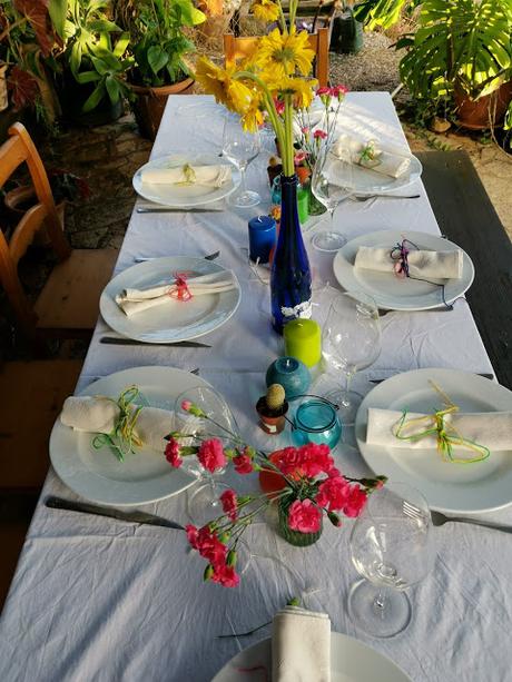 la decoración de mi cena de cumpleaños mexicano