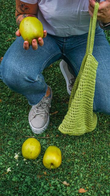 BOLSA ECO DE GANCHILLO EN VERDE