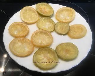 Bizcocho de limón y pistachos