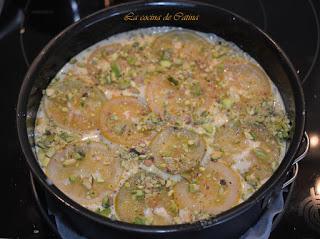 Bizcocho de limón y pistachos