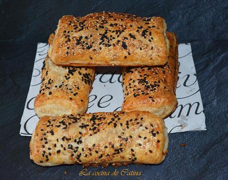 Napolitanas de jamón y queso Napolitanas de jamón y queso