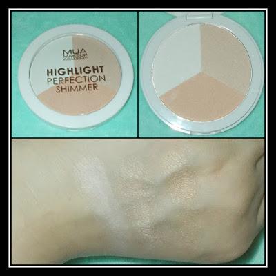 Liquidaciones maquillaje low cost MUA en primor trío shimmer polvos