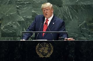 El discurso antiglobalista de Donald Trump en defensa de la libertad y la democracia.
