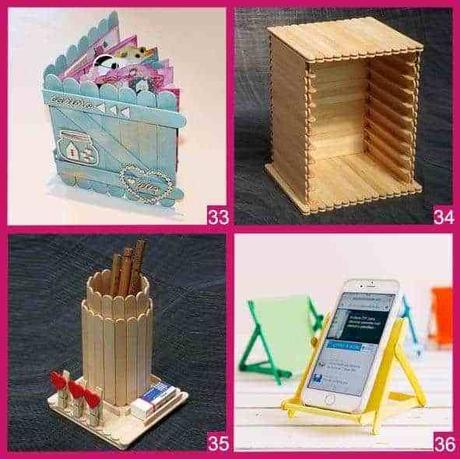 Cómo crear cuadritos decorativos con palito helado