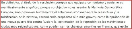 La UE condena los crímenes del comunismo