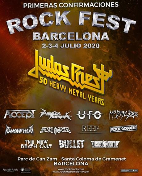 Rock Fest Barcelona 2020: Judas Priest, UFO, Angelus Apatrida, My Dying Bride, Bullet, Reef...