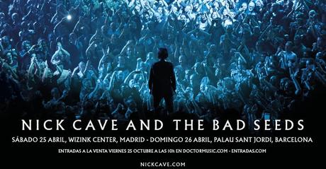 Conciertos de Nick Cave and The Bad Seeds en WiZink Center y Palau Sant Jordi en abril de 2020