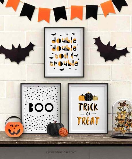 DIY | 8 imprimibles y diy para Halloween - El blog de Laucreativa