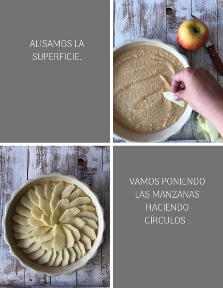 preparación-tarta-de-manzana-clasica-sin-huevo