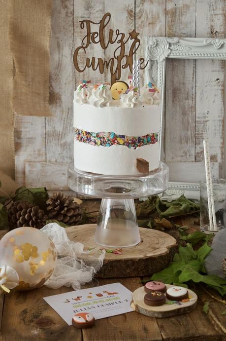 Tarta Layer Cake de Limón con Mermelada de Moras #unagalletauncuento {El cielo se está cayendo}