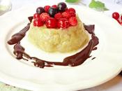 Plátano asado chocolate frutas temporada (sin azúcar) (Microondas)