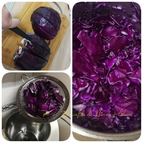 Lombarda estilo alemán en Thermomix