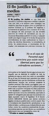 El fin justifica los medios