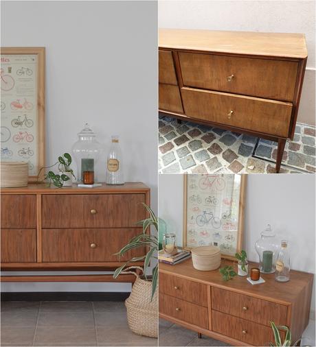 Un mueble estilo americano que ahora sí luce la madera