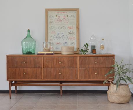 Un mueble estilo americano que ahora sí luce la madera