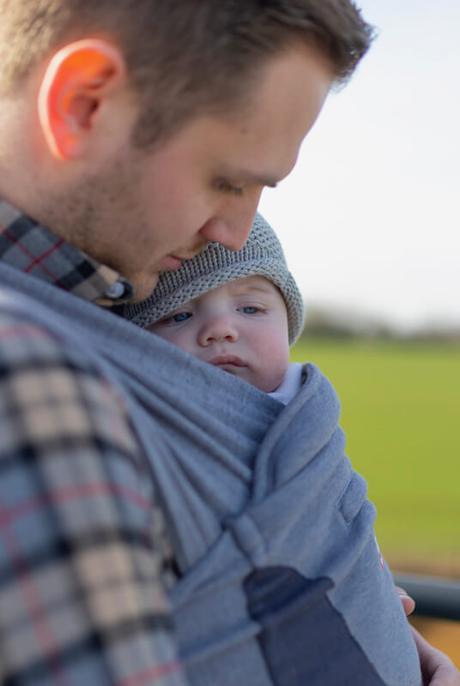 Nueva mochila portabebés Caboo Organic Drizzle